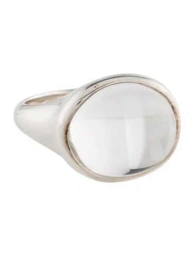 Pre-owned Tiffany & Co Quartz Cabochon Cockatil Ring In Multi