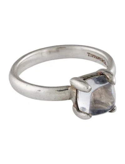 Pre-owned Tiffany & Co Quartz Sugar Stacks Cocktail Ring In Multi