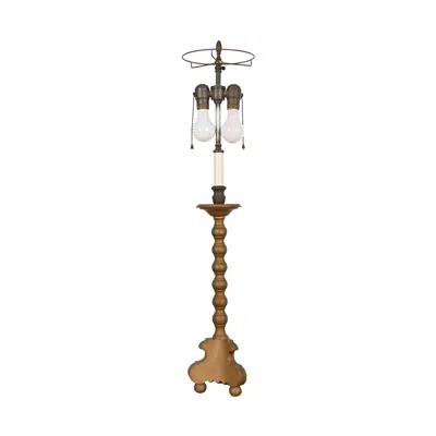 Pre-owned Tiffany & Co Ralph Lauren Style Mid-century Hollywood Regency Tall Table Lamp In Brown