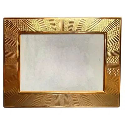 Pre-owned Tiffany & Co �rays Of Sunshine� Gold Plated Sterling Silver Picture Frame By .