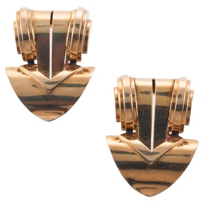 Pre-owned Tiffany & Co Retro Iconic Gold Brooch Set In Multi