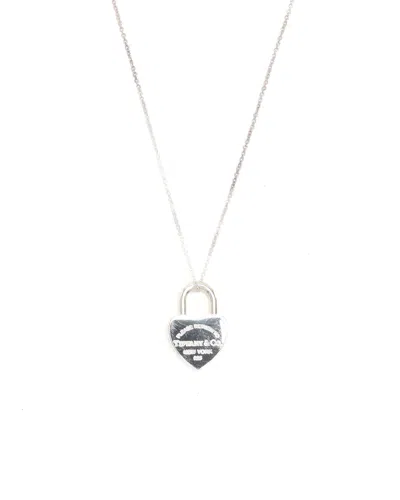 Tiffany & Co Return To Heart Lock Chain Necklace In Pattern