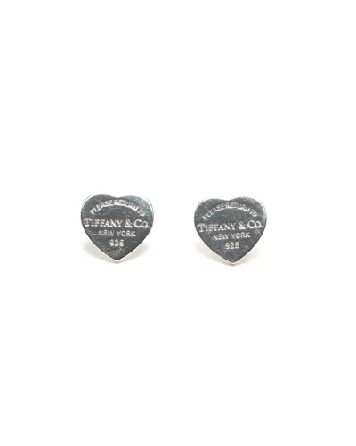 Tiffany & Co Return To Love Heart Earrings In Neutral