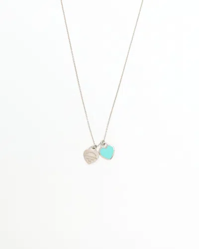 Tiffany & Co Return To Mini Double Heart Pendant Necklace