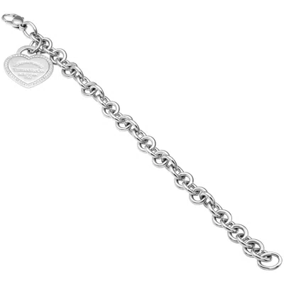 Pre-owned Tiffany & Co . Return To Tiffany Bracelet 18 Karat White Gold