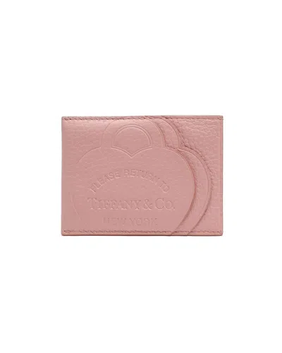 Pre-owned Tiffany & Co Return To Tiffany Card Holder In Pink