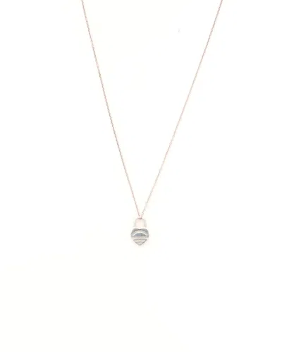 Tiffany & Co Return To Tiffany Heart Lock Necklace In Gold