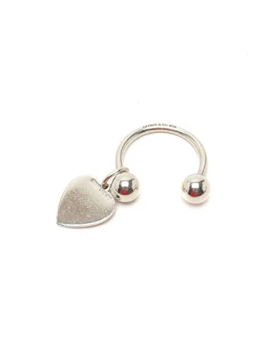 Tiffany & Co . Return To Tiffany Heart Silver Keyring