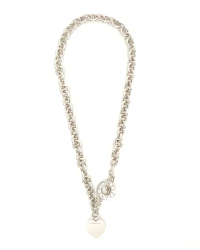 Tiffany & Co Return To Tiffany Heart Tag Toggle Necklace In Silver