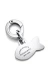 Tiffany & Co Return To Tiffany™ Stainless Steel Pet Collar Fish Charm In Silver