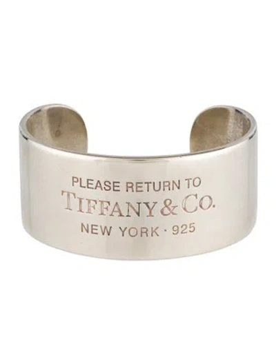 Pre-owned Tiffany & Co Return To Tiffany Wide Cuff Bracelet, 6" In Multi