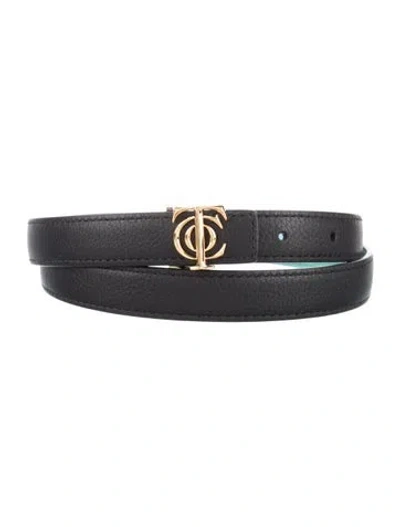 Pre-owned Tiffany & Co Reversible Skinny Belt Kit In Black