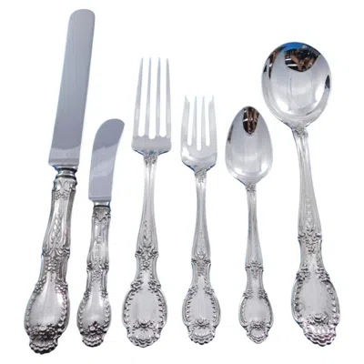 Pre-owned Tiffany & Co Richelieu By Tiffany Sterling Silver Flatware Set For 8 Service 52 Pieces Dinner