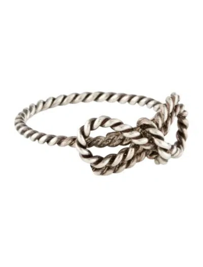 Pre-owned Tiffany & Co Rope Bow Ring In Multi