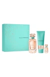 Tiffany & Co Rose Gold Eau De Parfum 3-piece Gift Set In Transparent