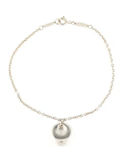 Pre-owned Tiffany & Co Round Disc Charm Bracelet, 7" In Multi