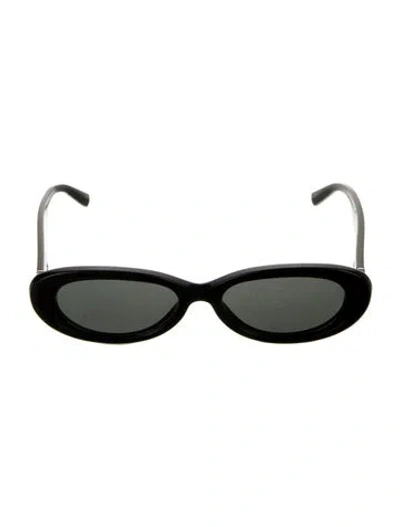 Pre-owned Tiffany & Co Round Tinted Sunglasses In Black