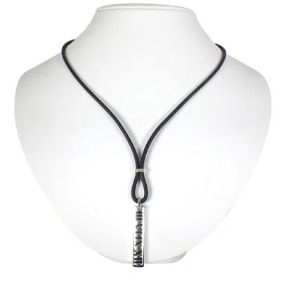 Pre-owned Tiffany & Co Rubber Sterling 925 Necklace ()