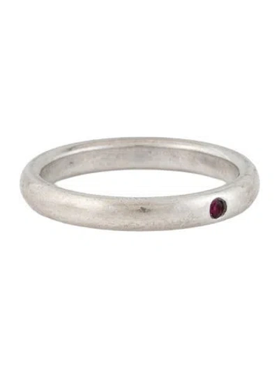 Pre-owned Tiffany & Co Ruby Stacking Band In Multi