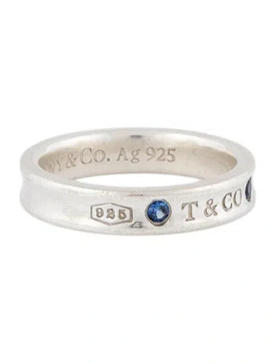 Pre-owned Tiffany & Co Sapphire 1837® Narrow Band In Multi