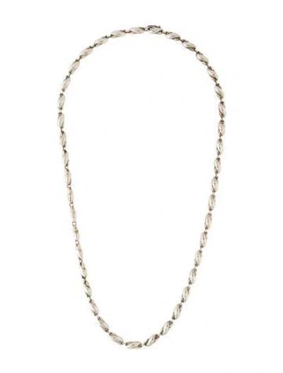 Pre-owned Tiffany & Co Seahorse Link Necklace, 25" In Multi