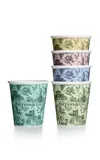 Tiffany & Co Set-of-five Toile China Coffee Cups In Multi