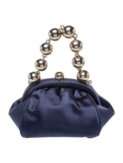 Pre-owned Tiffany & Co Silk Evening Bag In Blue