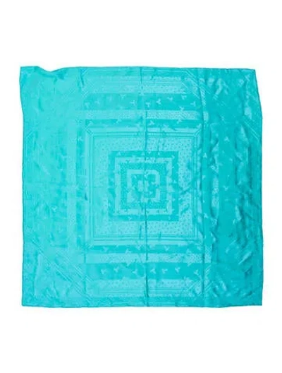 Pre-owned Tiffany & Co Silk Scarf In Blue