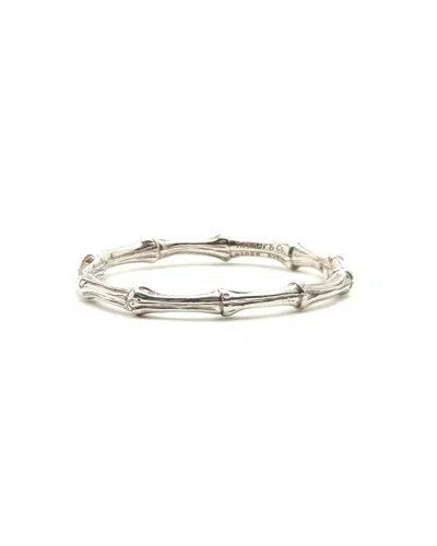 Tiffany & Co Silver Bamboo Bangle In Metallic