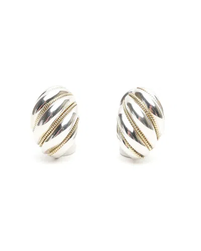 Tiffany & Co Silver Clip On Earrings In Multi
