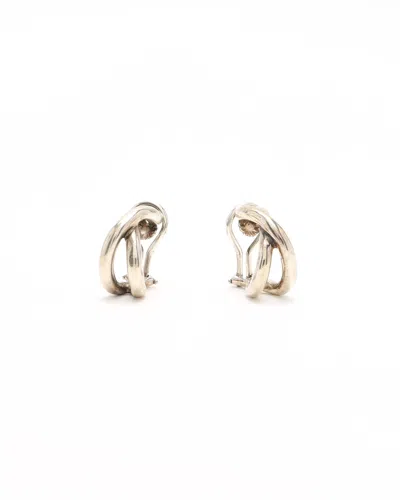 Tiffany & Co Silver Hoop Earrings