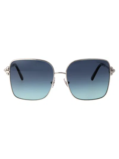 Tiffany & Co Silver Metal Sunglasses