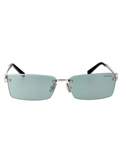 TIFFANY & CO TIFFANY & CO SILVER METAL SUNGLASSES