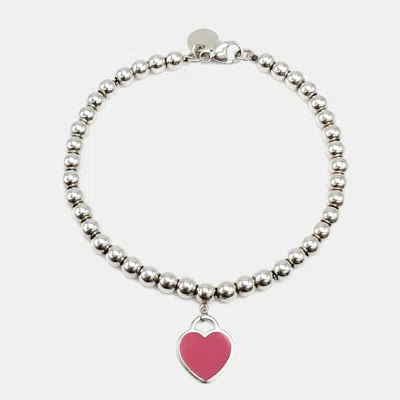 Pre-owned Tiffany & Co Silver Return-to Bracelet