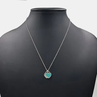 Pre-owned Tiffany & Co Silver Return-to Necklace