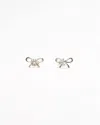 Tiffany & Co Silver Ribbon Earrings In Metallic