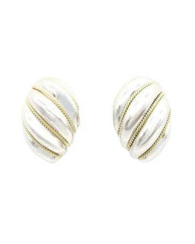 Pre-owned Tiffany & Co Silver  Twist Rope Earring (authentic Pre-loved)