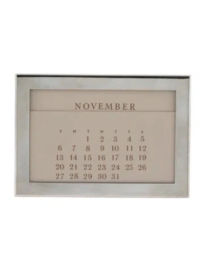 Pre-owned Tiffany & Co Silverplate Perpetual Calendar Frame