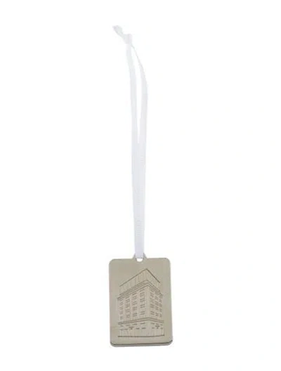 Pre-owned Tiffany & Co Silver-tone Logo Ornament