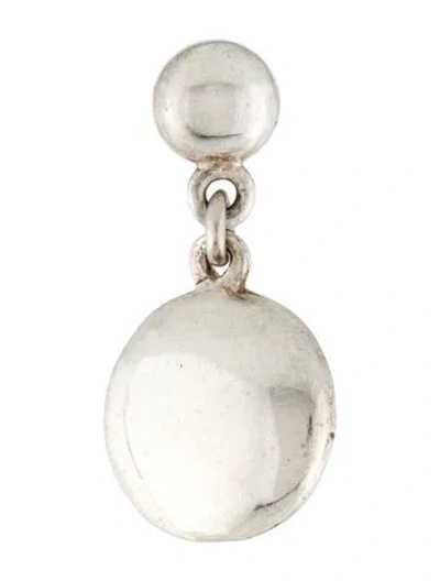 Pre-owned Tiffany & Co Single Circle Drop Earring In Multi