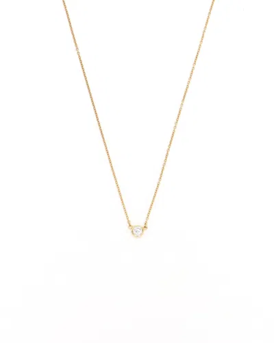 Tiffany & Co Single Diamonds By The Yard Necklace In Yellow