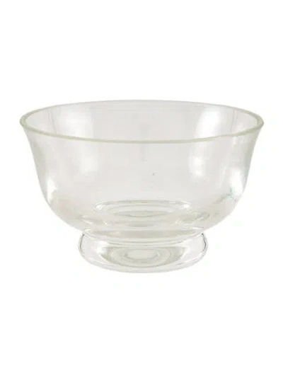 Pre-owned Tiffany & Co Small Crystal Bowl In Clear