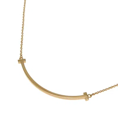 Pre-owned Tiffany & Co Smile Gold Necklace ()