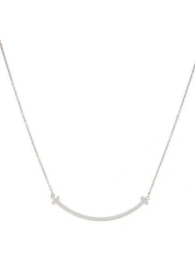 Pre-owned Tiffany & Co Smile Small Pendant Necklace, 18" In Multi