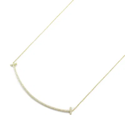Pre-owned Tiffany & Co Smile Yellow Gold Necklace () In Multi