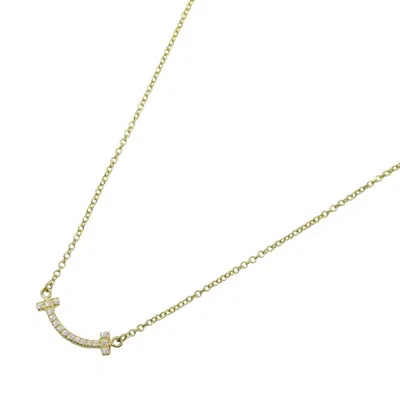 Pre-owned Tiffany & Co Smile Yellow Gold Necklace () In Multi
