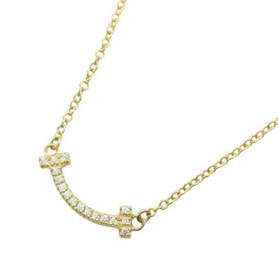 Pre-owned Tiffany & Co Smile Yellow Gold Necklace () In Multi