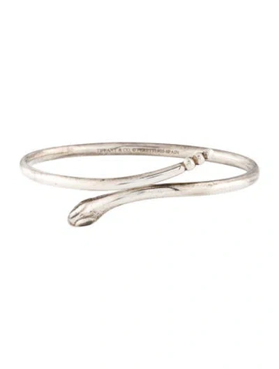 Pre-owned Tiffany & Co Snake Bangle, 7.25" In Multi