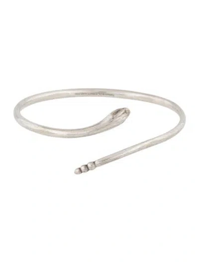 Pre-owned Tiffany & Co Snake Bangle Bracelet, 7.5" In Multi