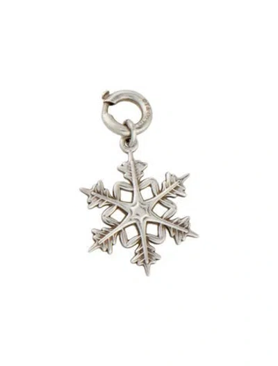 Pre-owned Tiffany & Co Snowflake Charm In Multi